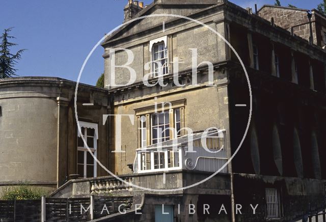 Rear elevation of Doric House, Sion Hill, Bath 1992