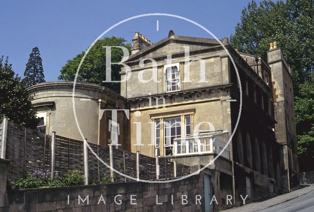 Rear elevation of Doric House, Sion Hill, Bath 1992