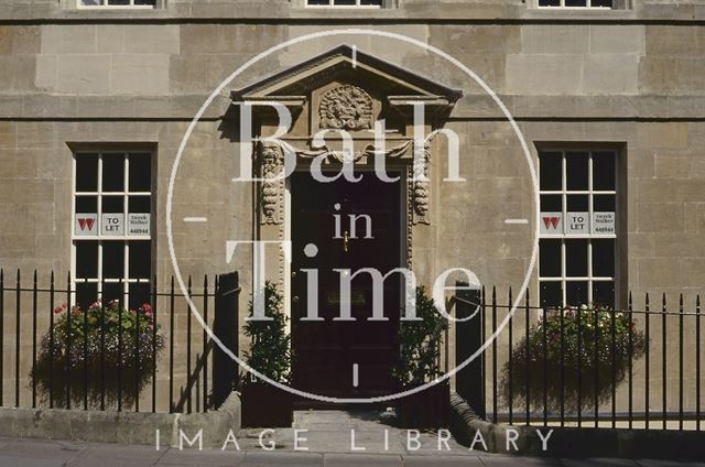 2, Queen Square doorway, Bath 1992