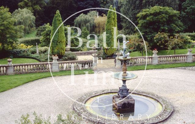 Widcombe Manor fountain, Bath 1992