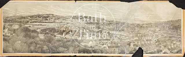 View from Beechen Cliff, Bath c.1860