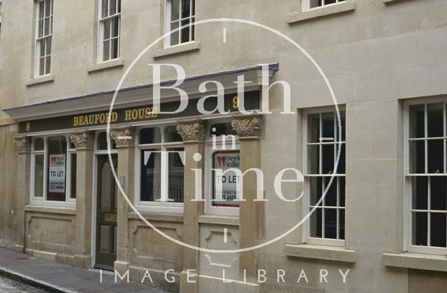 Beauford House, formerly the Beaufort Arms, Princes Street, Bath 1992