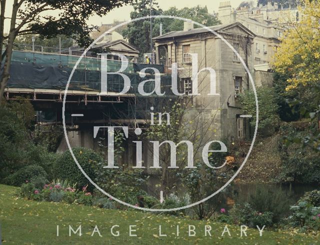 Cleveland Bridge undergoing repairs, Bath 1992