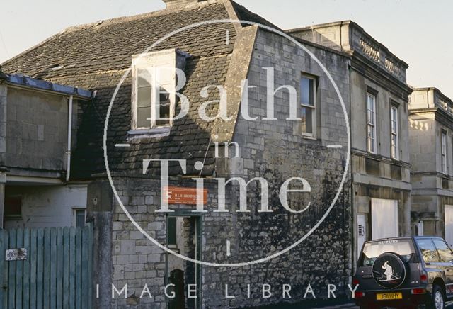 Stone roof, Crescent Lane, rear of Royal Crescent, Bath 1992