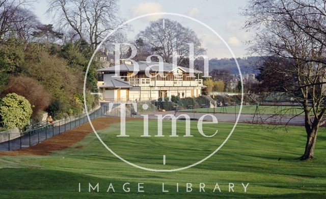 New pavilion and bowls club, Royal Victoria Park, Bath 1993