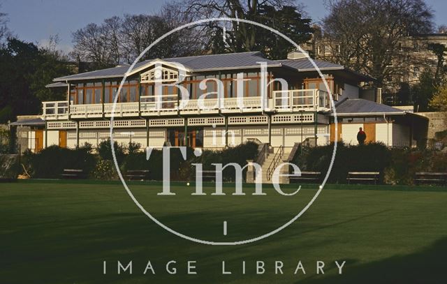 New pavilion and bowls club, Royal Victoria Park, Bath 1993