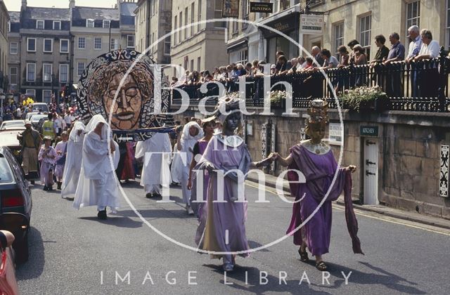 Festival carnival, George Street, Bath 1993