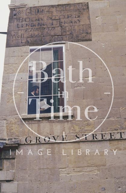 Blind window paintings, Grove Street, Bath 1993