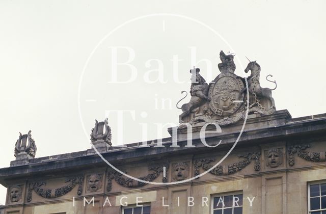 Theatre Royal coat of arms, Beauford Square, Bath 1993