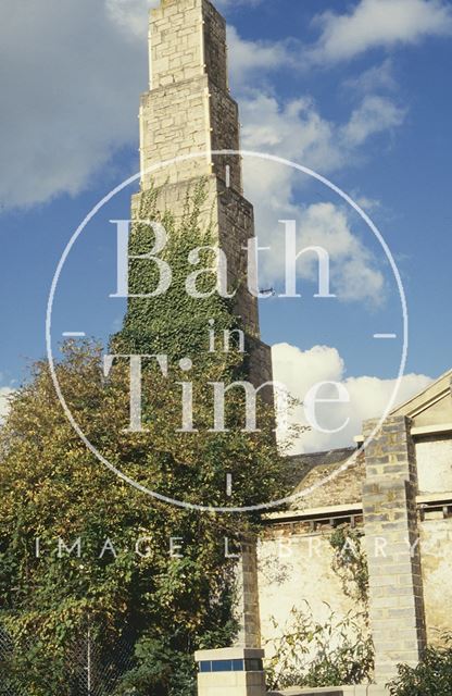 Derelict buildings, next to T. Davis, Milk Street, Bath 1993