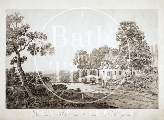 View near Bath on the Road to Hampton (Bathampton) 1810