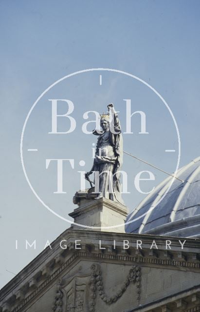 Scales of Justice statue, Guildhall, Bath 1994