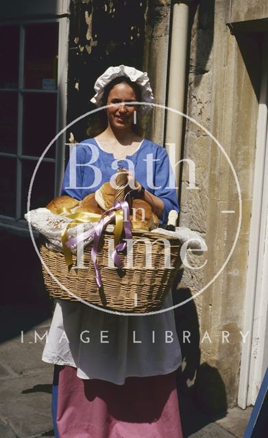 Sally Lunn's bread girl, Bath 1994