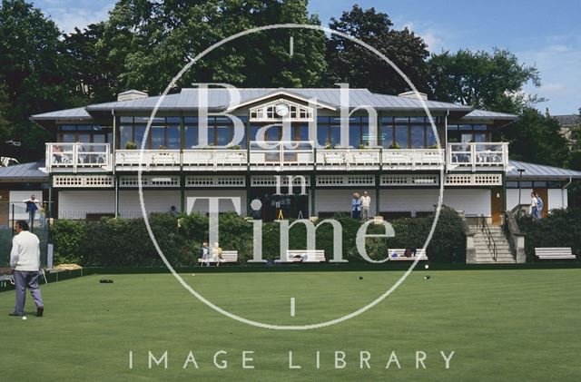 New pavilion and bowls club, Royal Victoria Park, Bath 1994