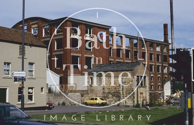 Derelict Bath Cabinet Makers works, Lower Bristol Road, Bath 1994