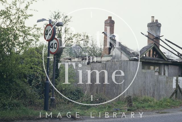 Derelict building on the Box Road at Bathford 1994