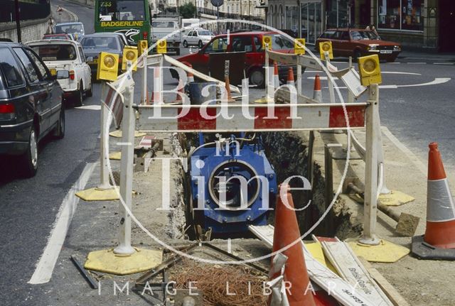 Gas main renewal, Walcot, Bath 1994