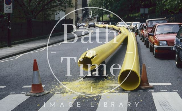 Gas main renewal, Walcot, Bath 1994