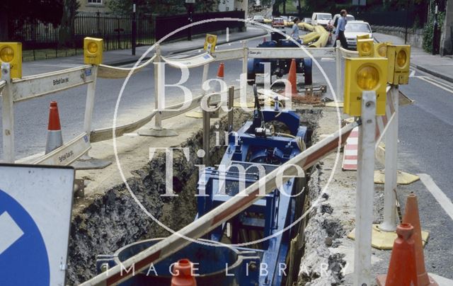 Gas main renewal, Walcot, Bath 1994