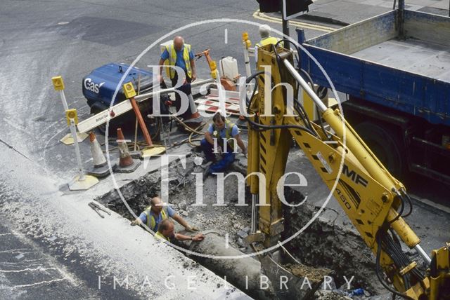 Gas main renewal, Walcot, Bath 1994