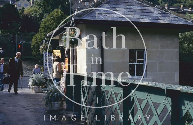 Kiosk at the end of the Halfpenny Bridge, Widcombe, Bath 1994