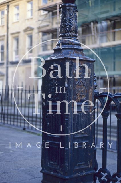 Base of a gas lamp, Hay Hill, Bath 1994