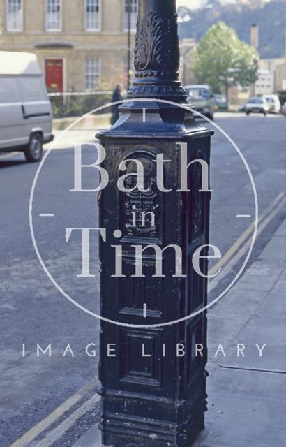 Adapted gas lamp, Westgate Buildings, Bath 1994