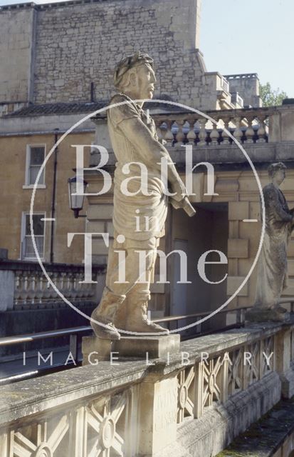 Replaced centurion statue by L. Tyndall, Roman Baths, Bath 1994