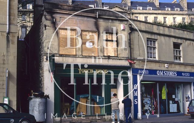 45, Walcot Street after the fire, Bath 1995