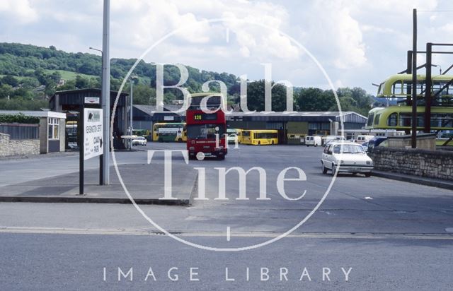 Kensington Bus depot, London Road, Bath 1995