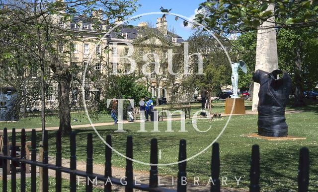 Sculptures in Queen Square, Bath 1996