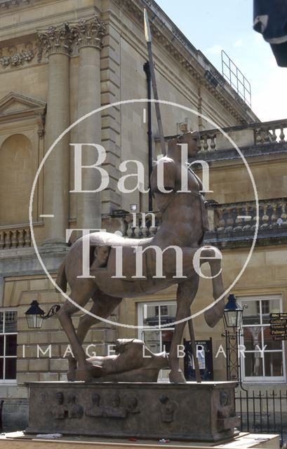 Sculptures in Bath Abbey Church Yard 1996