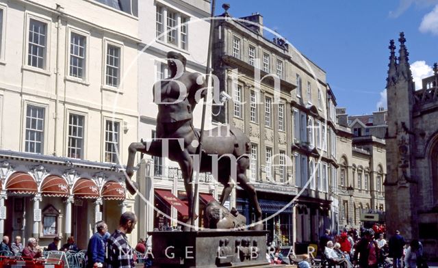 Sculptures in Bath Abbey Church Yard 1996