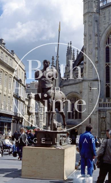 Sculptures in Bath Abbey Church Yard 1996