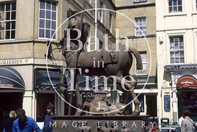 Sculptures in Bath Abbey Church Yard 1996