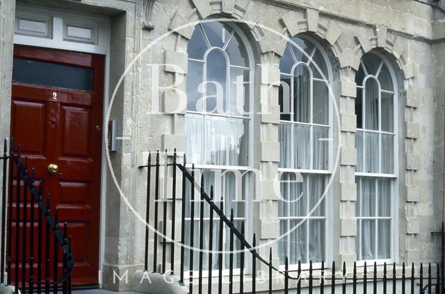 Newly restored 2, Bladud Buildings, Bath 1997