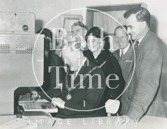 Opening Ceremony, Moorland Road Branch Library, Bath 1962