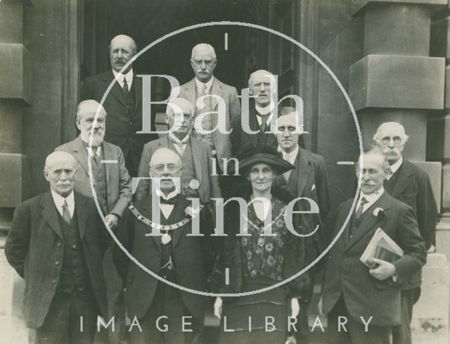 Opening of the Bath Lending Library, Bridge Street, Bath 1924