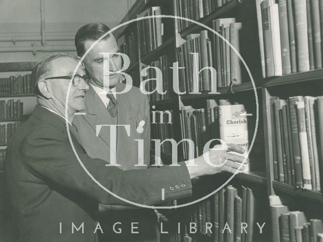 Opening of the Converted Lending Library, Bridge Street, Bath 1958