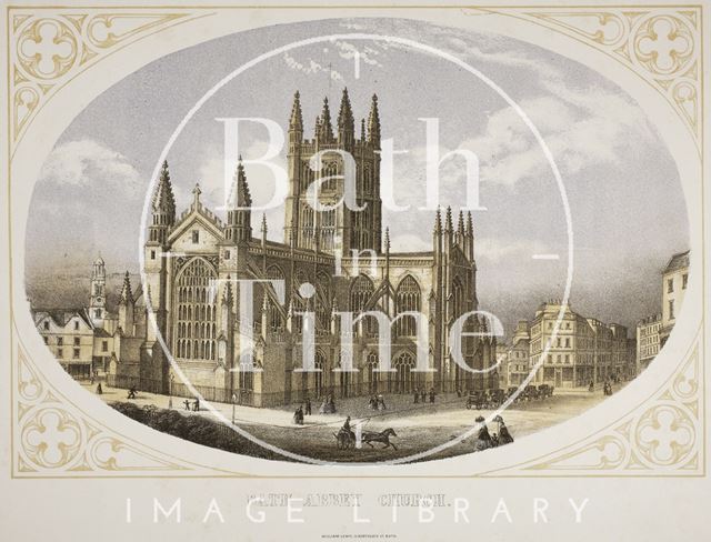 Bath Abbey Church c.1857