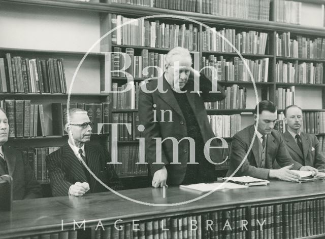 Opening of Converted Reference Library, Bridge Street, Bath 1958