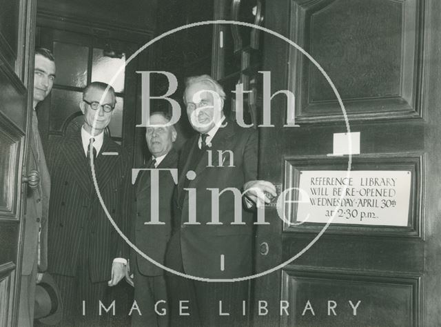 Opening of the Converted Reference Library, Bridge Street, Bath 1958