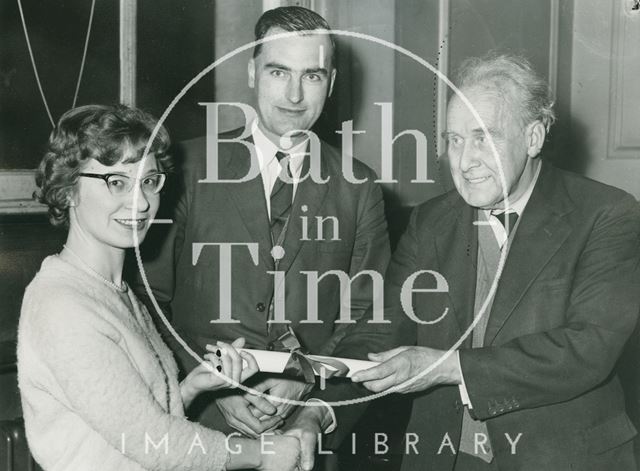 Presentation of Associateship to a Member of Staff, Municipal Library, Bath 1961