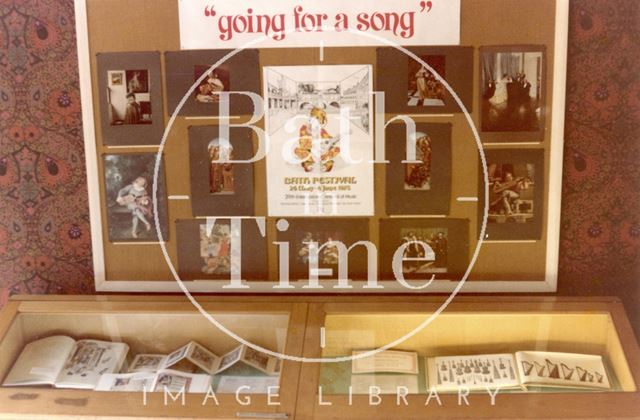 Display in Reference Library Vestibule, Bath Festival 1978