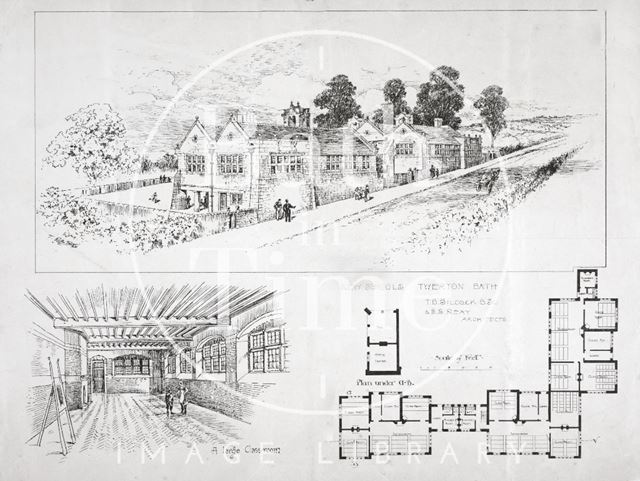 New Schools, West Twerton, Bath 1896