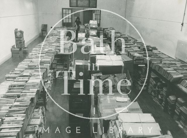 Book Sale in Moore Room, Bath Reference Library 1984