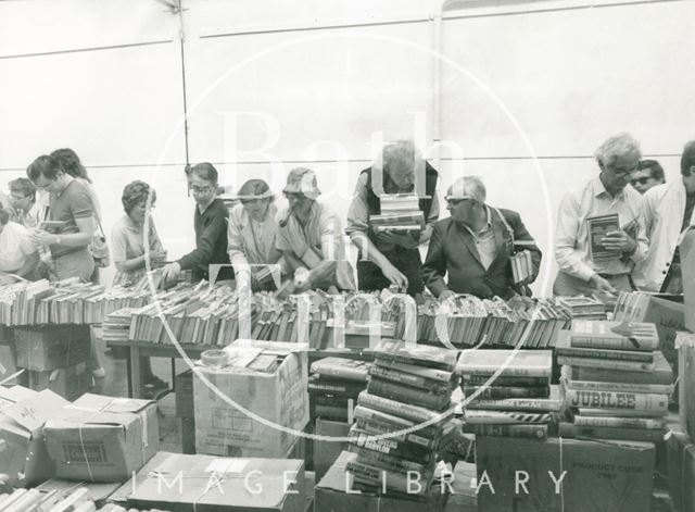 Book Sale in Moore Room, Bath Reference Library 1984