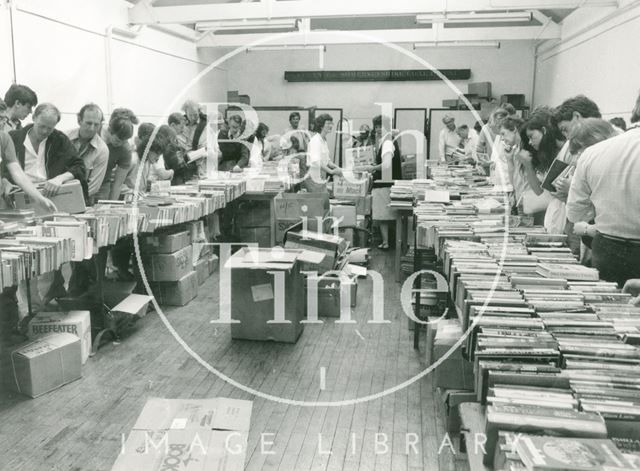 Book Sale in Moore Room, Bath Reference Library 1984