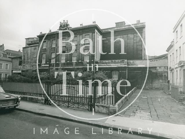 Theatre Royal from Beauford Square, Bath 1973