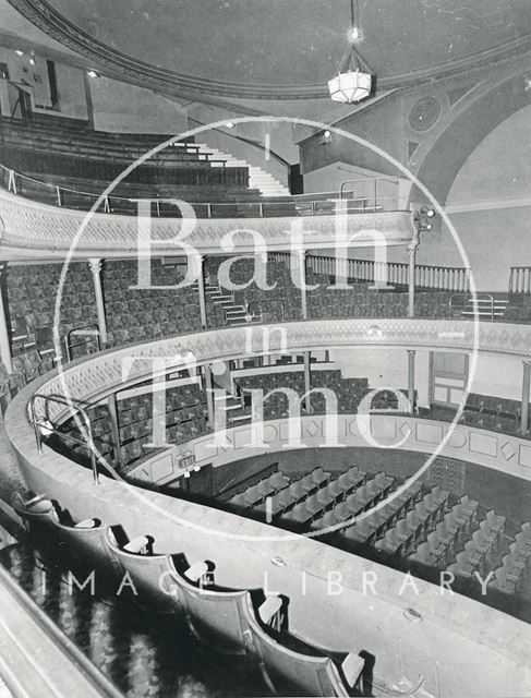 Interior of the Theatre Royal, Bath 1964